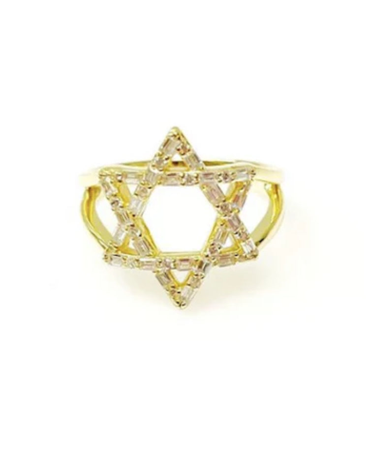 Star of David with Cz