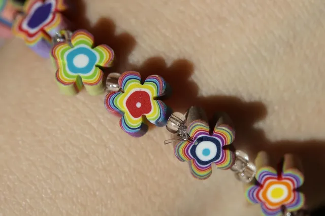 Rainbow Chanel Set Princess Cut Bracelet