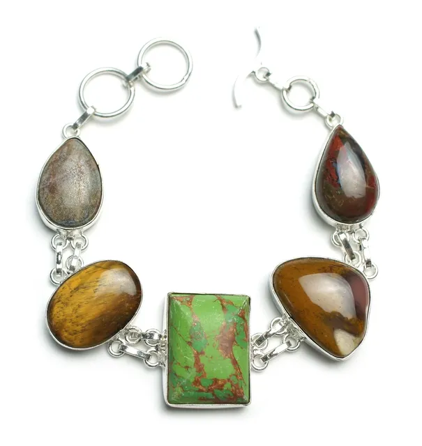 Load image into Gallery viewer, Rainbow Delicate Princess Cut Tennis Bracelet Ext
